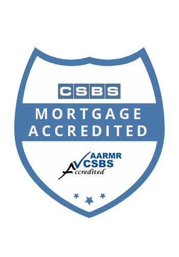 mortgage department accreditation badge issued by conference of state banking supervisors education foundation